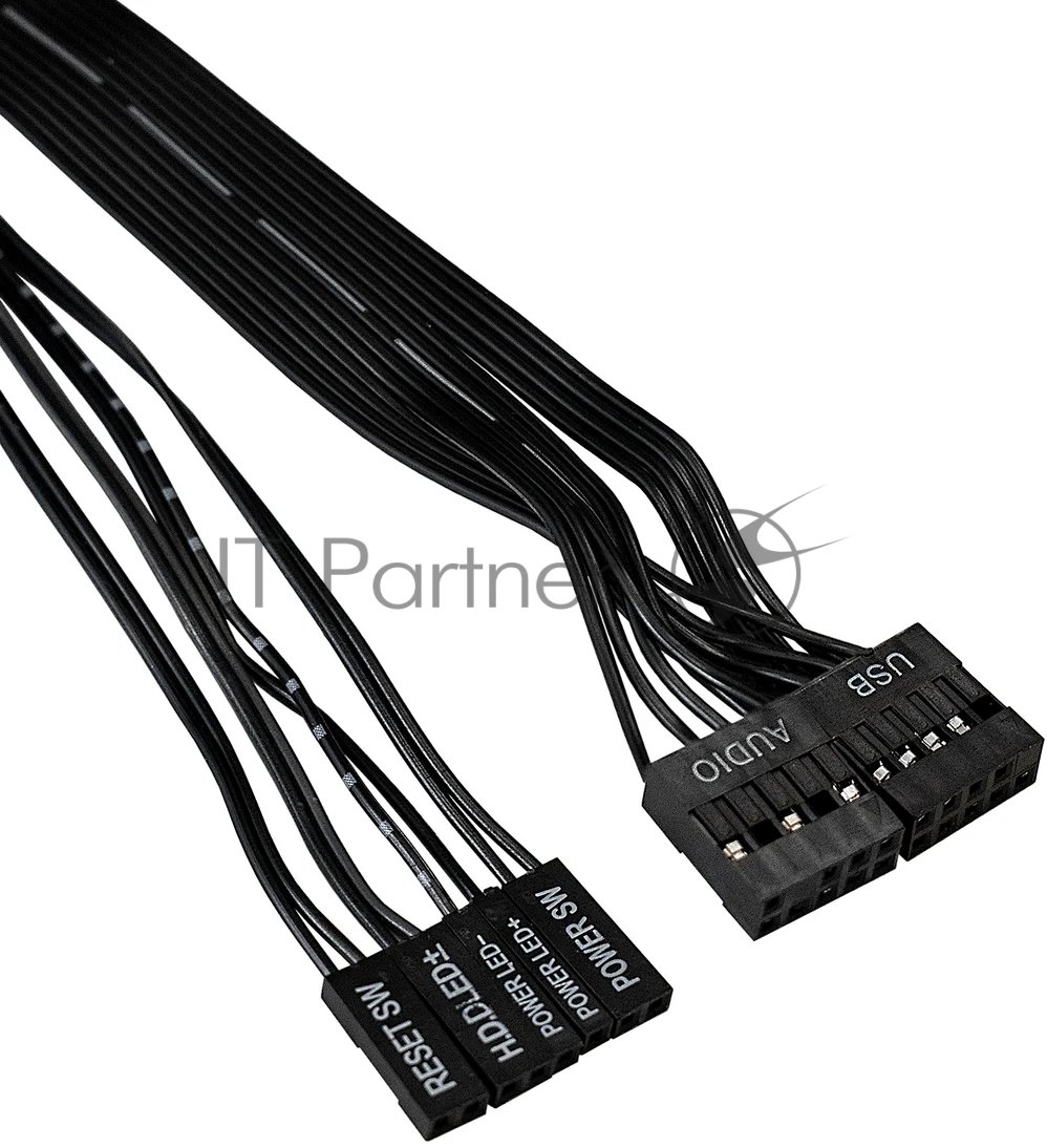 Компьютерный корпус Miditower ExeGate XP-332-UNS350 (ATX, БП UNS350 с вент. 12см, 2хUSB, аудио, черный)