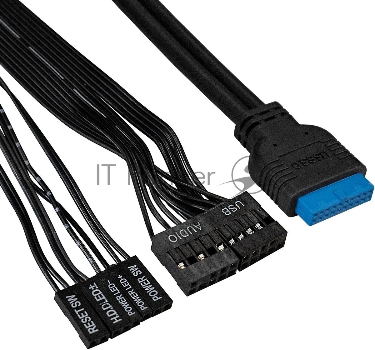 Exegate EX299364RUS Корпус Miditower ExeGate XP-333U-UNS500 (ATX, БП UNS500 с вент. 12см, 1*USB+2*USB3.0, аудио, черный)