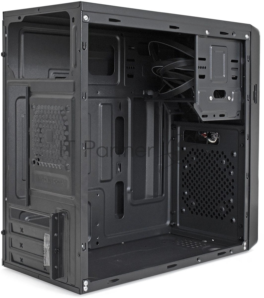 Компьютерный корпус Minitower ExeGate BA-309-UNS350 (mATX, БП UNS350 с вент. 12см, 2*USB, HD аудио, черный)