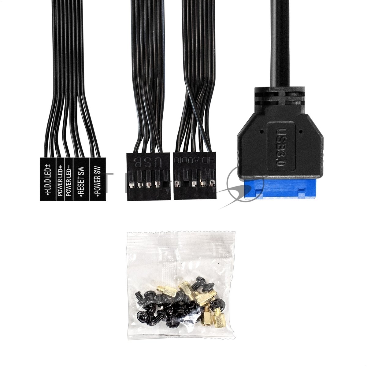 Компьютерный корпус Minitower ExeGate BAA-403U2-UNS400 (mATX, БП UNS400 с вент. 12см, 1*USB/2*USB 3.0, HD Audio, черный)