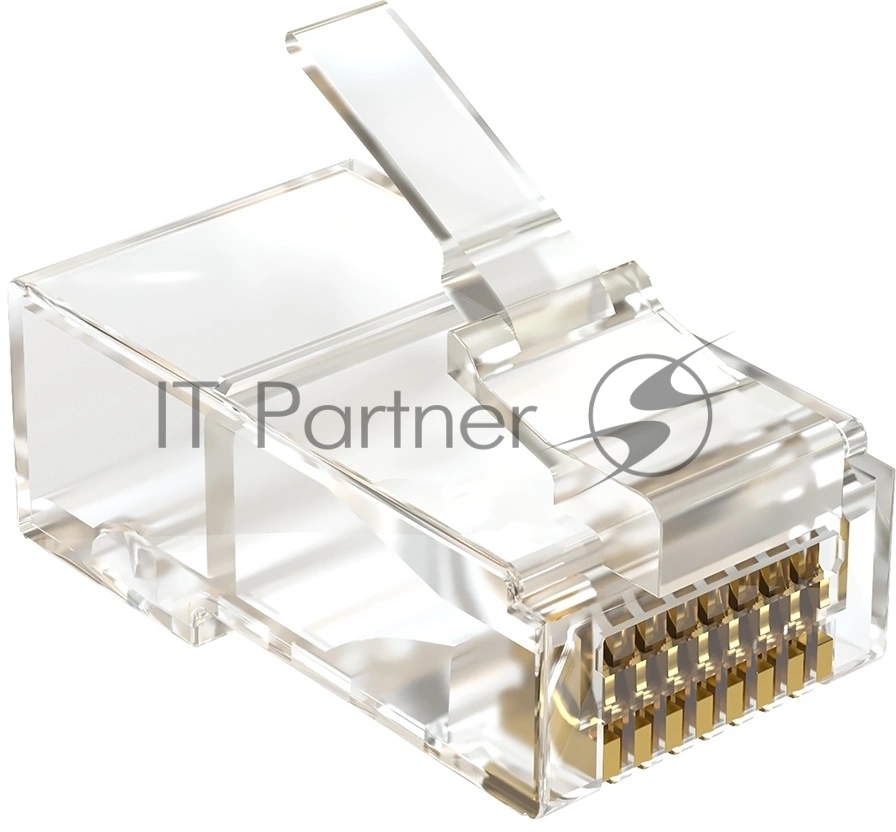 Коннектор Sysmatrix PLUG 8P8C5EU.UWRJ45 cat.5e UTP прозрачный (упак.: 100 шт)