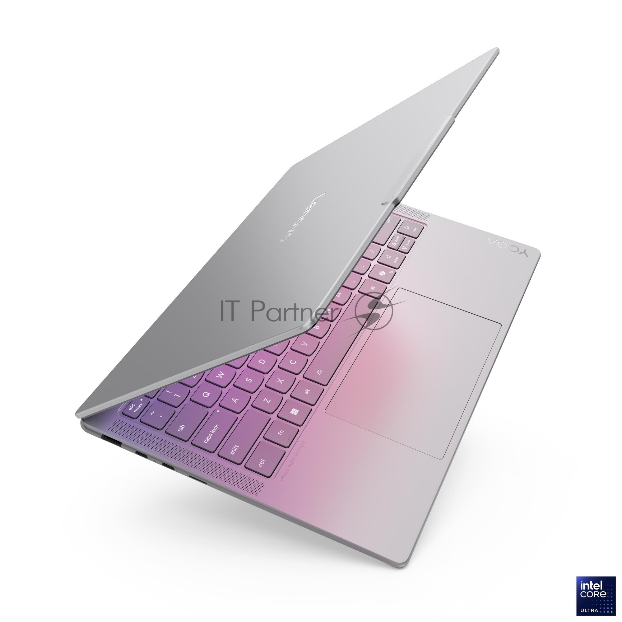Ноутбук Lenovo Yoga Slim 7 14ILL10 14"(2880x1800 OLED)/Intel Core Ultra 7 256V(2.2Ghz)/16Gb/1024PCISSDGb/noDVD/Int:Intel Arc Graphics 140V/Cam/BT/WiFi/70WHr/war 1y/1.19kg/luna grey/Win11Home + 65W, RU kbd