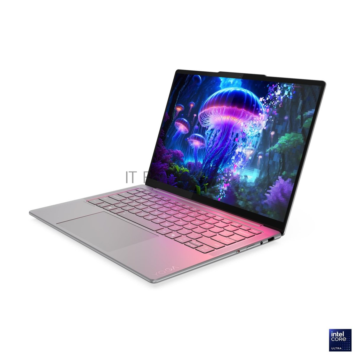 Ноутбук Lenovo Yoga Slim 7 14ILL10 14"(2880x1800 OLED)/Intel Core Ultra 7 256V(2.2Ghz)/16Gb/1024PCISSDGb/noDVD/Int:Intel Arc Graphics 140V/Cam/BT/WiFi/70WHr/war 1y/1.19kg/luna grey/Win11Home + 65W, RU kbd