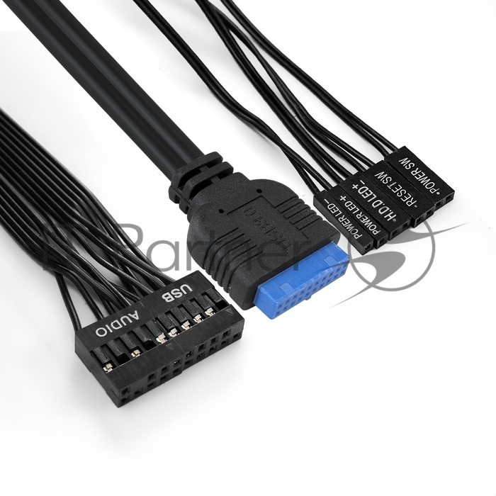 Exegate EX299152RUS Корпус Minitower ExeGate QA-412U-UNS450 (mATX, БП UNS450 с вент. 12см, 2*USB+2*USB3.0, аудио, черный)