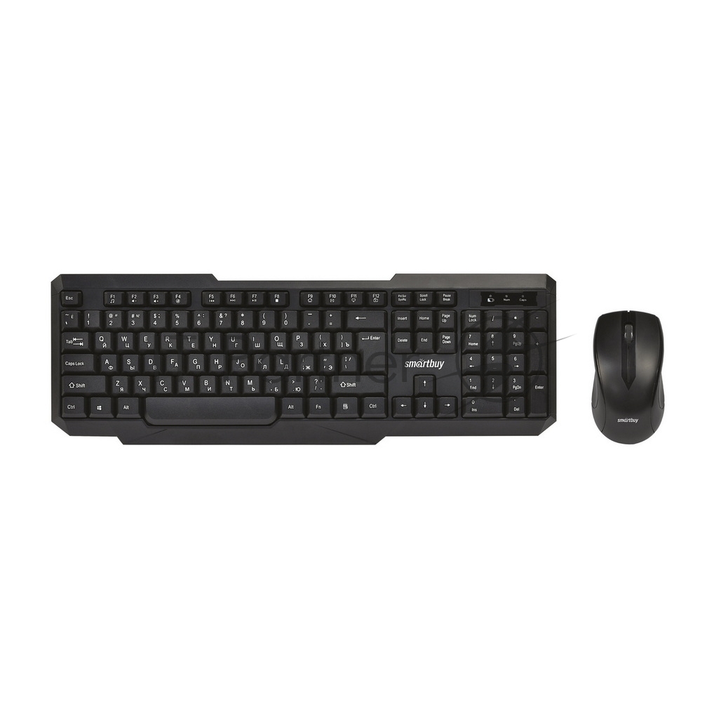 Комплект клавиатура+мышь Smartbuy ONE 230346AG беспроводной, USB, 1000 DPI, чёрный