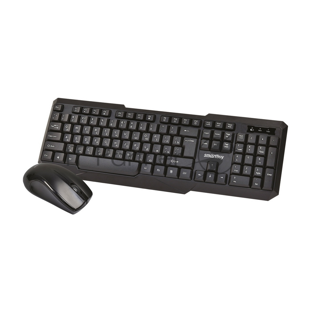 Комплект клавиатура+мышь Smartbuy ONE 230346AG беспроводной, USB, 1000 DPI, чёрный