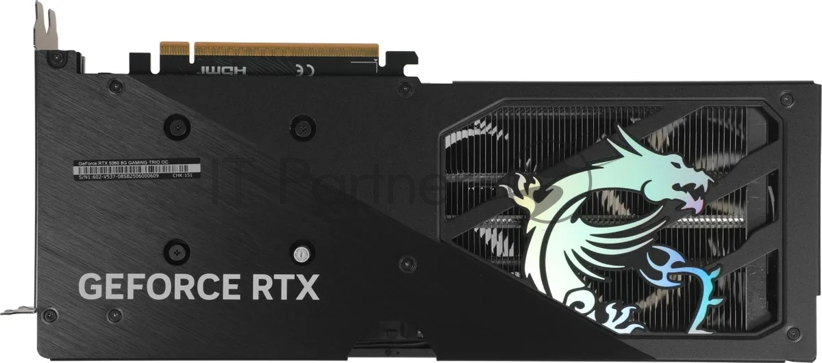 Видеокарта MSI PCI-E 5.0 RTX 5060 8G GAMING TRIO OC NVIDIA GeForce RTX 5060 8Gb 128bit GDDR7 2625/28000 HDMIx1 DPx3 HDCP Ret
