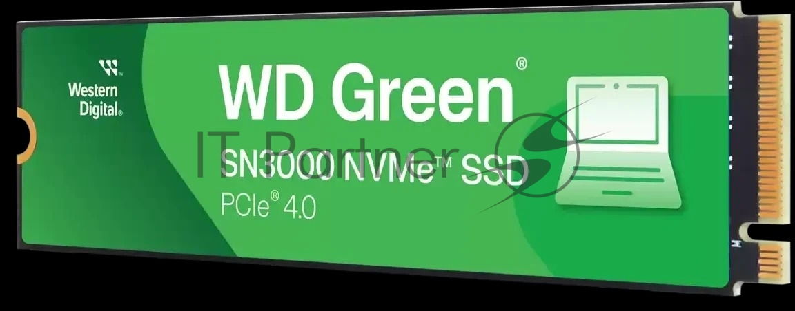 Накопитель SSD Western Digital WD Green SN3000, 1Tb M.2 2280, PCI-E 3x4, R/W - 5000/4200 MB/s