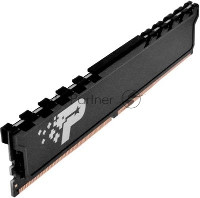 Оперативная память Patriot Signature Premium, DDR4, 32GB (1x32GB), 3200 MHz, CL22, с радиатором, чёрный