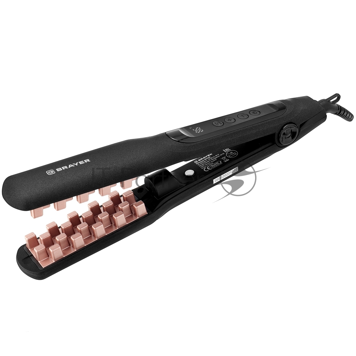 Мультистайлер BRAYER BR3306 черный, 20 мм, 230 °C, 16 режимов