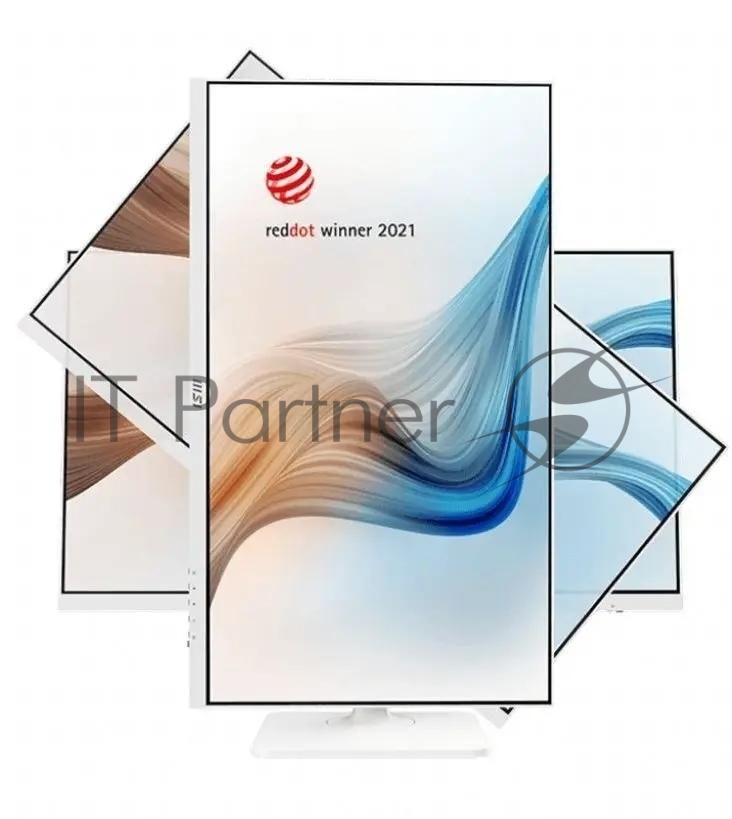 Монитор 27" MSI Modern MD272QXPW IPS 2560x1440, 100 Гц, 4 мс, 16:9, 400 кд/м², HDMI 2.0b, DP 1.2a, USB-C (98 Вт), USB Hub (2x USB 2.0), 3.5 Jack, HDR10, белый
