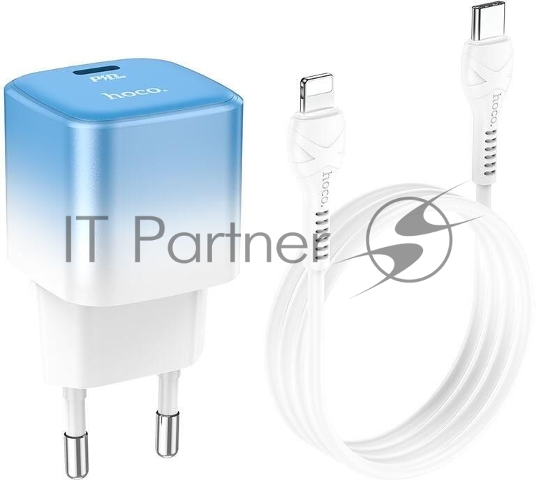 Сетевое зарядное устройство HOCO (6931474769381) C101Aai 1Type-C PD 20W, Blue ice