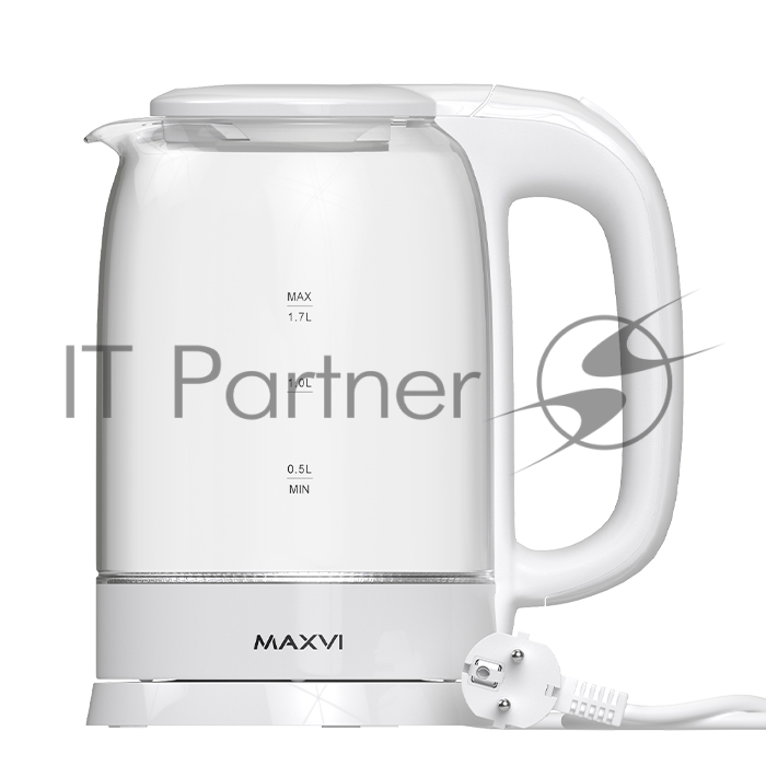 Чайник электрический Maxvi KE1741G белый