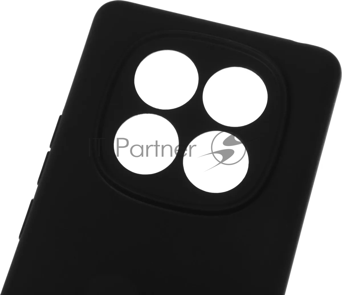 Чехол (клип-кейс) BoraSCO для Xiaomi Redmi Note 14 Pro 4G Silicone Case черный (74848)