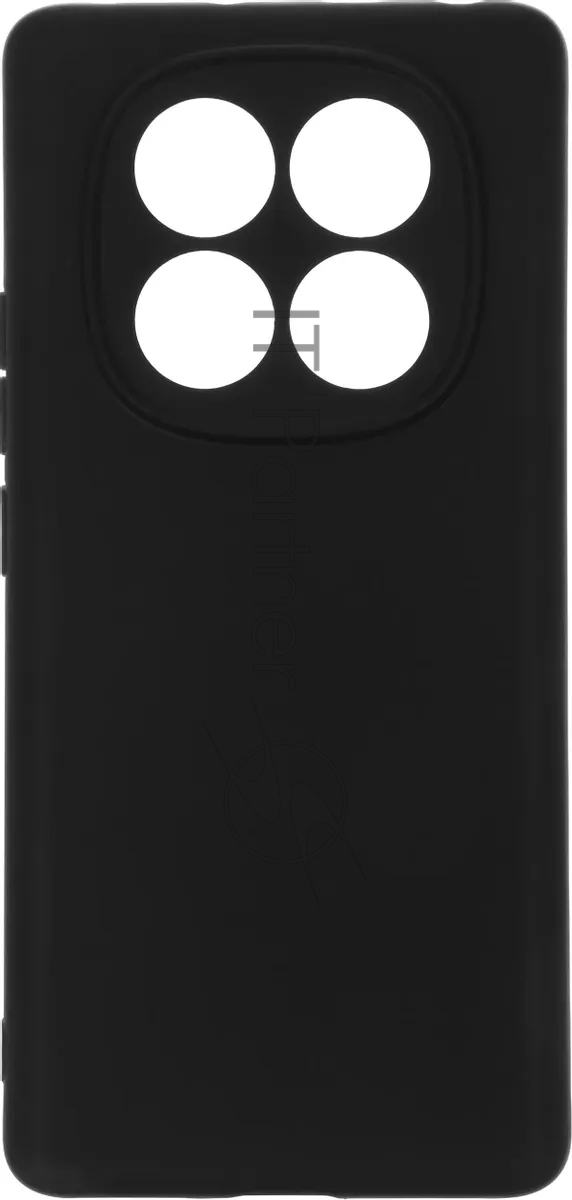 Чехол (клип-кейс) BoraSCO для Xiaomi Redmi Note 14 Pro 4G Silicone Case черный (74848)