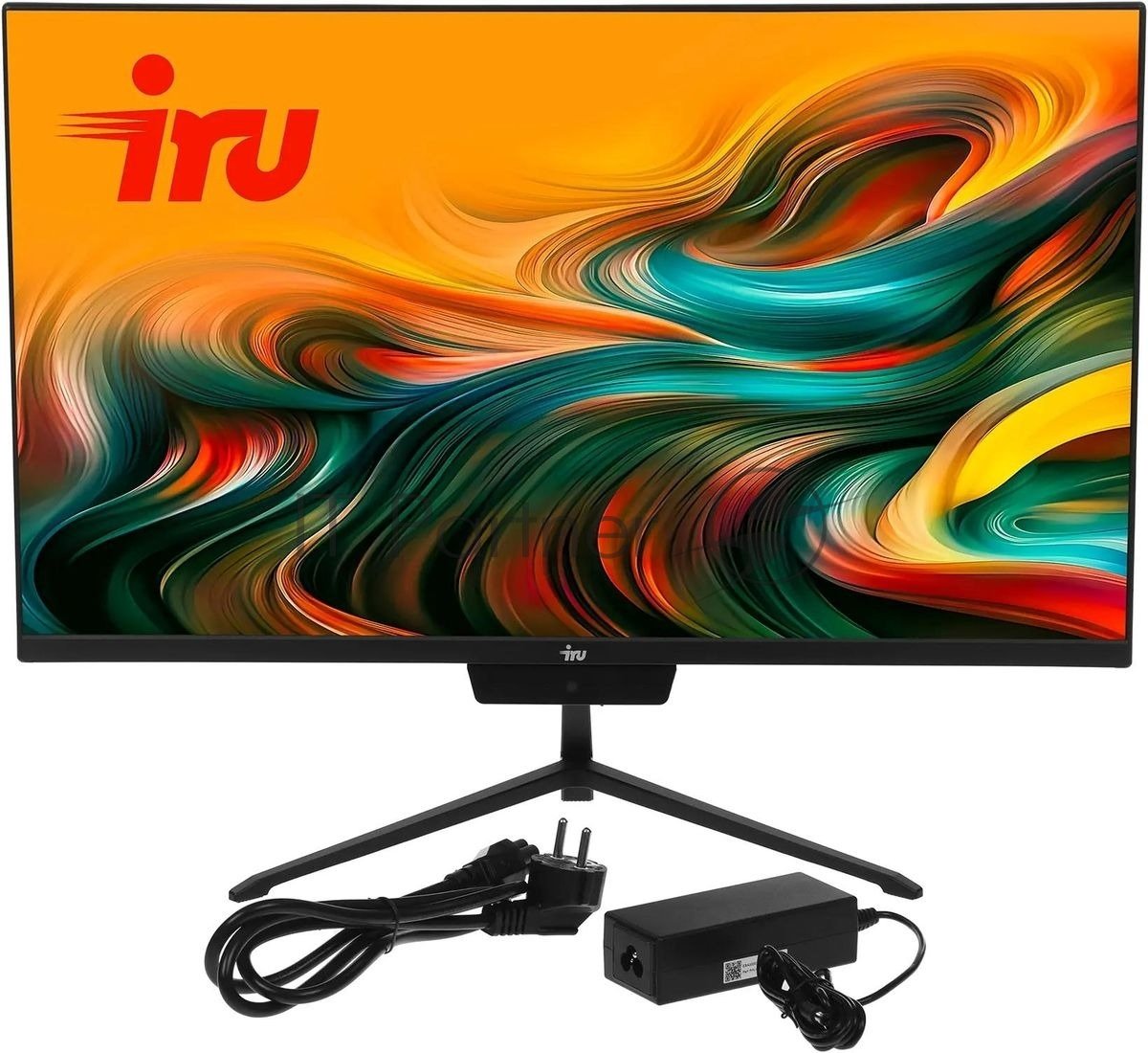 Моноблок IRU P233 23.8" Full HD i3 1220P (3.3) 8Gb SSD 256Gb CR без ОС GbitEth WiFi BT 90W Cam черный 1920x1080