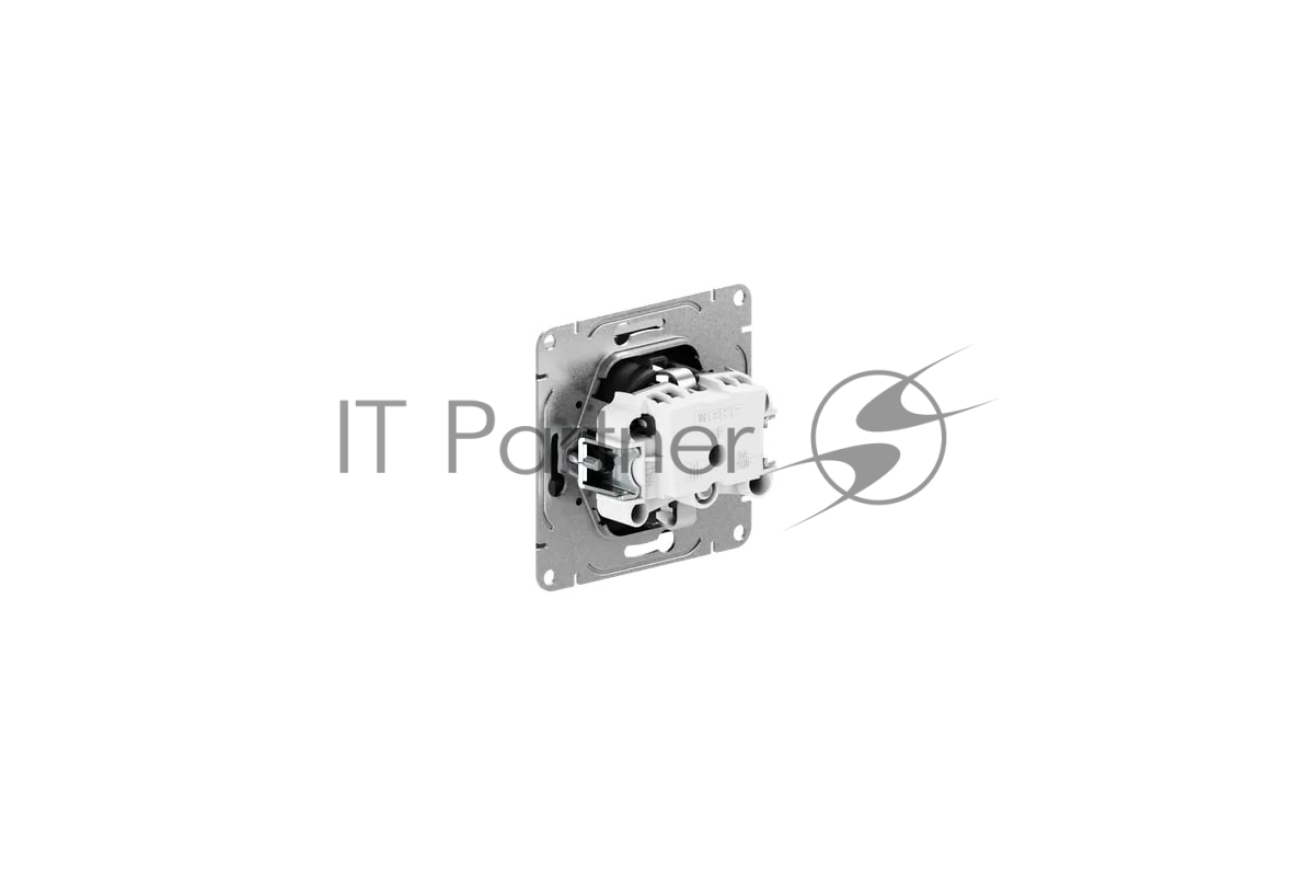 Механизм розетки EKF Эпика UP1-SOB-110 16А, с заземлением, без шторок, черный