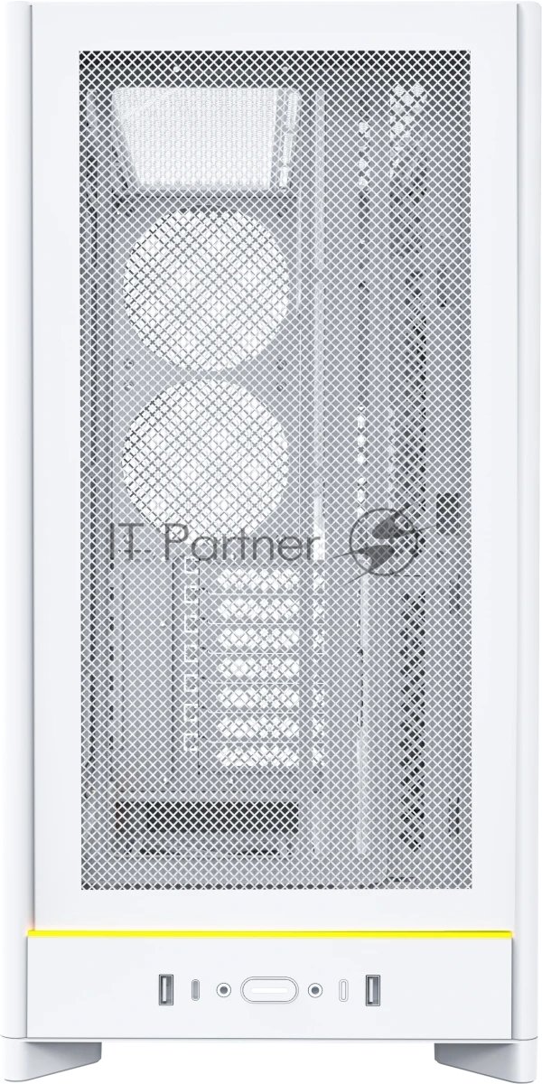 Корпус Montech HS01 WHITE, ATX, белый, без БП