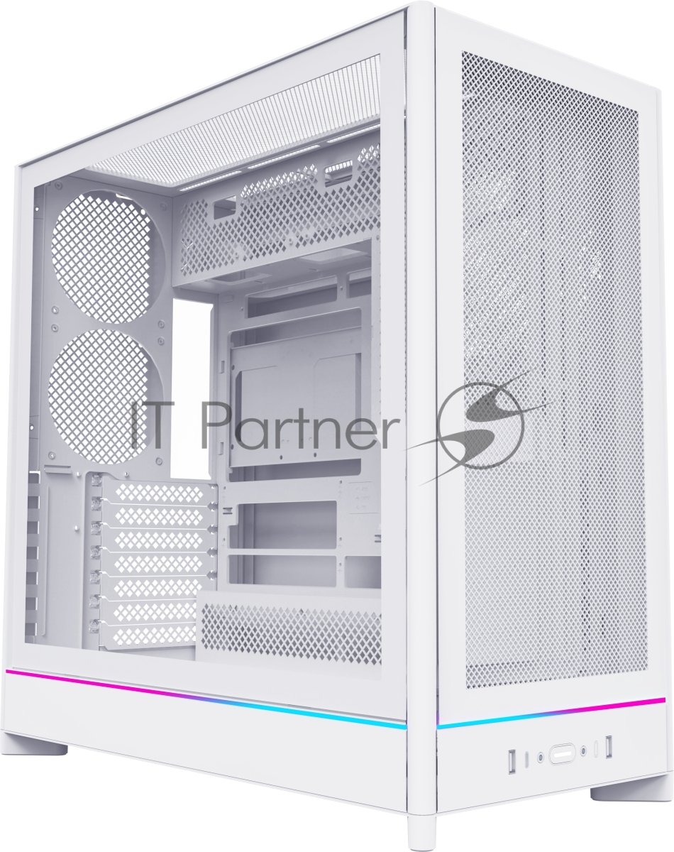 Компьютерный корпус Montech HS01 белый без БП ATX 2xUSB3.0 audio bott PSU