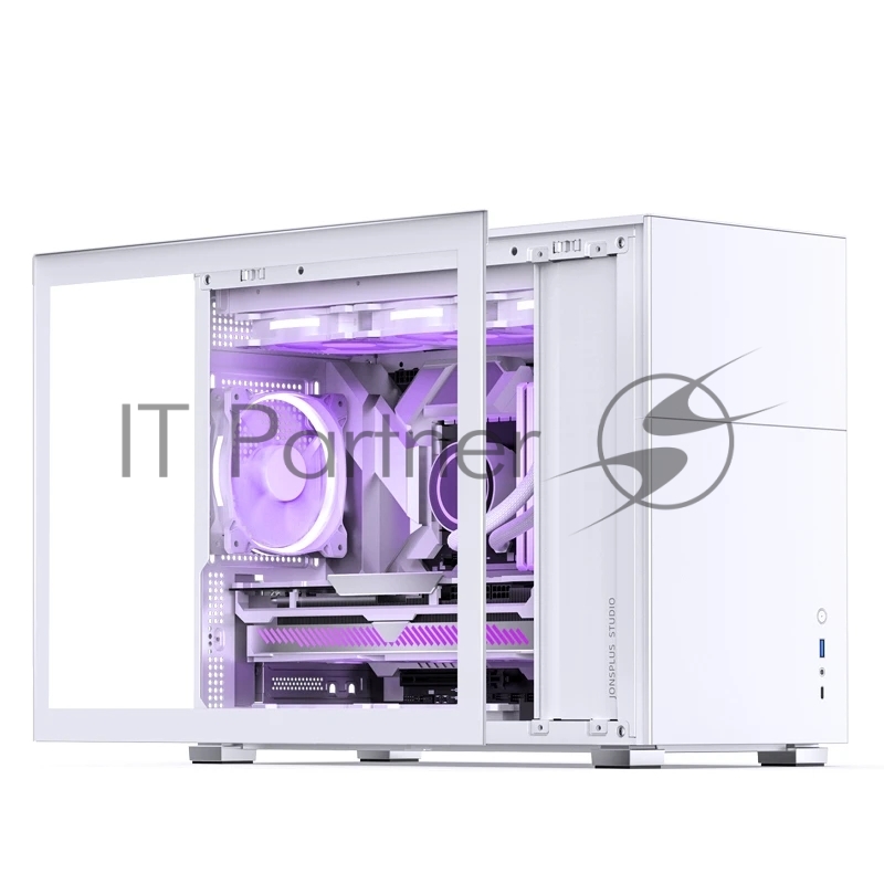 Компьютерный корпусMini-Tower/ Case JONSBO D31 STD, Mini-Tower, TG, no fan, 1xUSB-A 3.2 + 1xUSB-C 3.2, mATX, mDTX, mITX белый