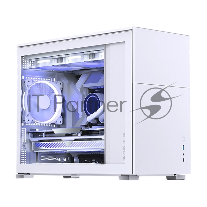 Компьютерный корпусMini-Tower/ Case JONSBO D31 STD, Mini-Tower, TG, no fan, 1xUSB-A 3.2 + 1xUSB-C 3.2, mATX, mDTX, mITX белый