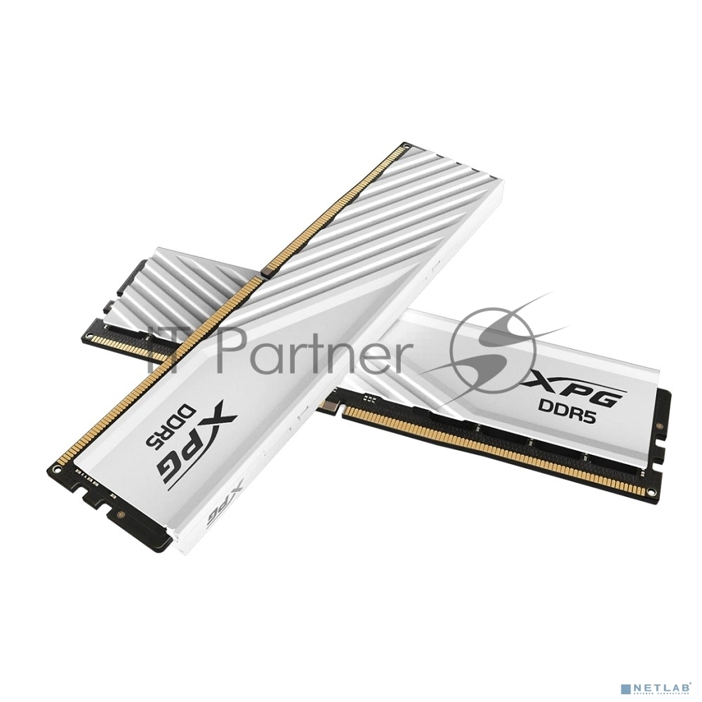 Оперативная память XPG Lancer Blade, DDR5, 32GB (2x16 GB), 6000 MHz, CL36, радиатор, белый