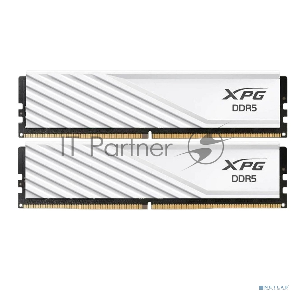 Оперативная память XPG Lancer Blade, DDR5, 32GB (2x16 GB), 6000 MHz, CL36, радиатор, белый