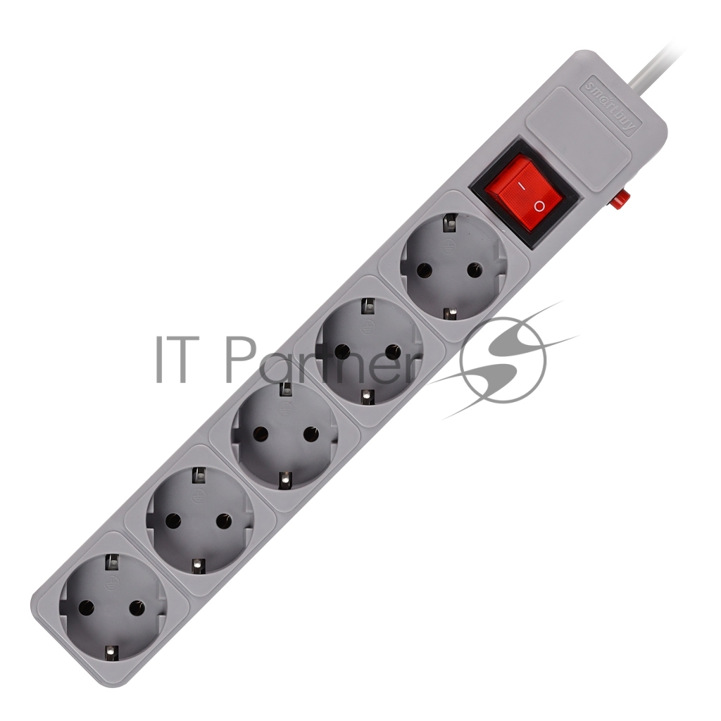 Сетевой фильтр Smartbuy (SBSP-5-30-G) 5 гн х 3,0 м серый