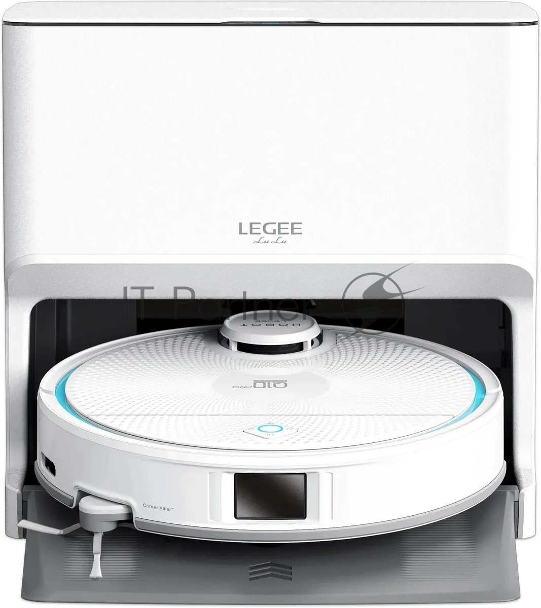 Робот-пылесос HOBOT LEGEE-Q10 Pro белый, 5200 мА/ч Li-Ion, уборка сухая/влажная, пылесборник контейнер 0.5 л