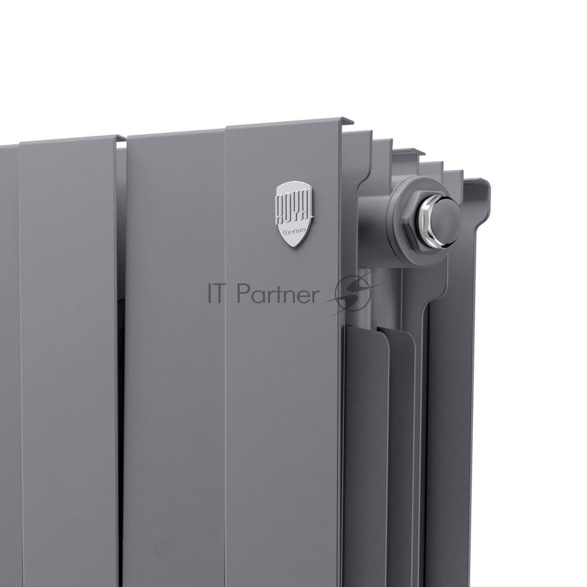 Радиатор биметаллический Royal Thermo PianoForte 300 Серебристый - 8 секц.