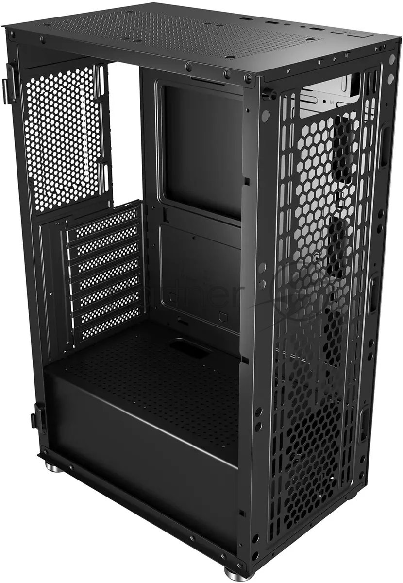 Корпус для ПК Bloody - BD-CC114, 1х2.5", 2х3.5", 1xUSB2.0, 1xUSB3.0, Midi Tower, без БП, цвет чёрный, BD-CC114-BK