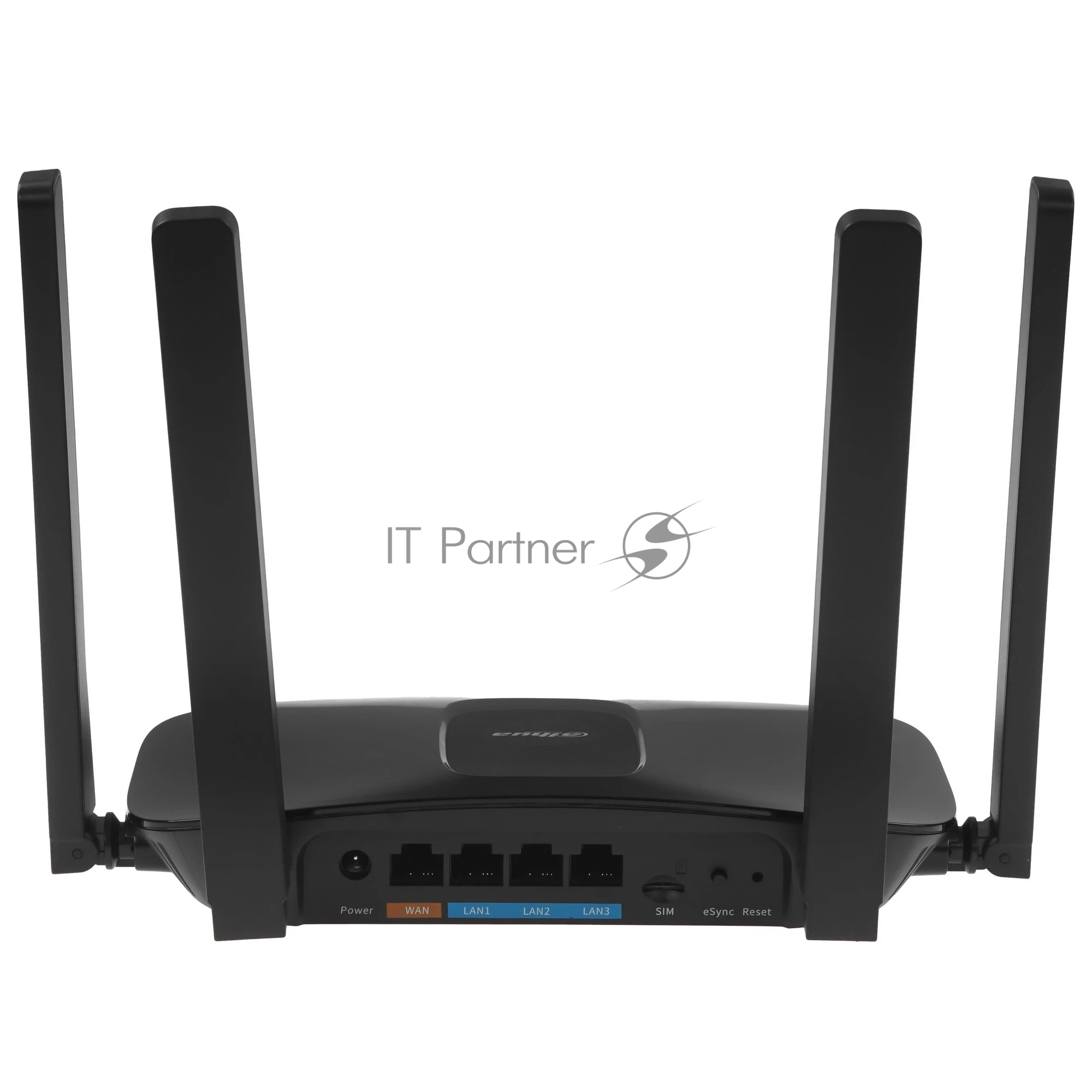 Роутер Dahua DH-MR403/до 300 Мбит/2,4 ГГц/1 порт WAN/3 порта LAN/слот для SIM-карты/черный (DH-MR403)