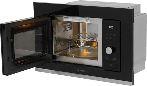 Встраиваемая микроволновая печь GORENJE BMX201AG1BG Электронное управление, черный, объем: 20 л