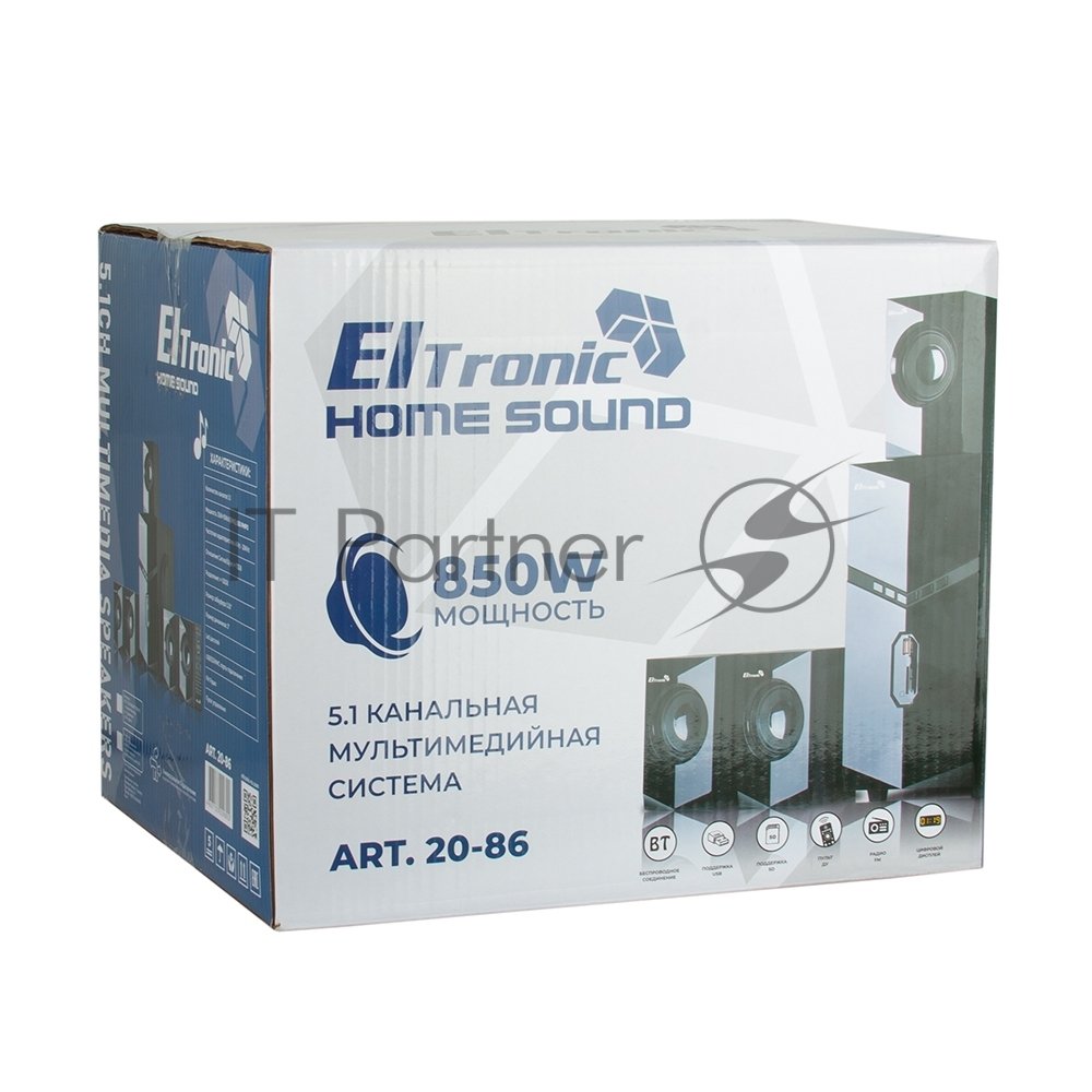 Акустическая система ELTRONIC (20-86) HOME SOUND черный