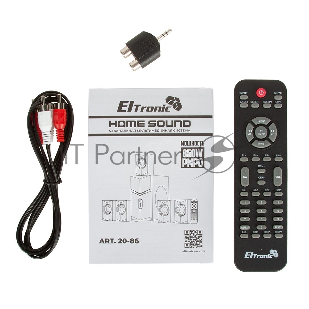 Акустическая система ELTRONIC (20-86) HOME SOUND черный