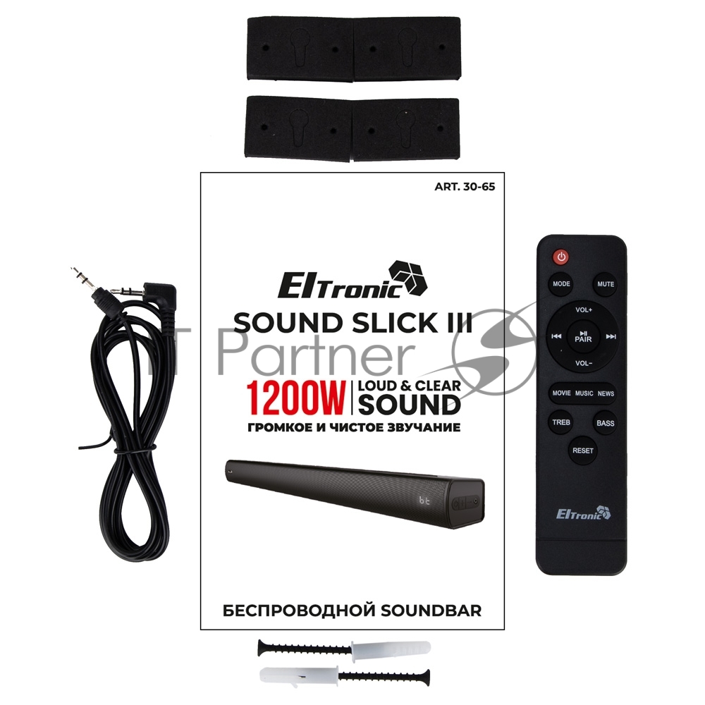 Саундбар ELTRONIC (30-65) SOUND SLICK 3, черный