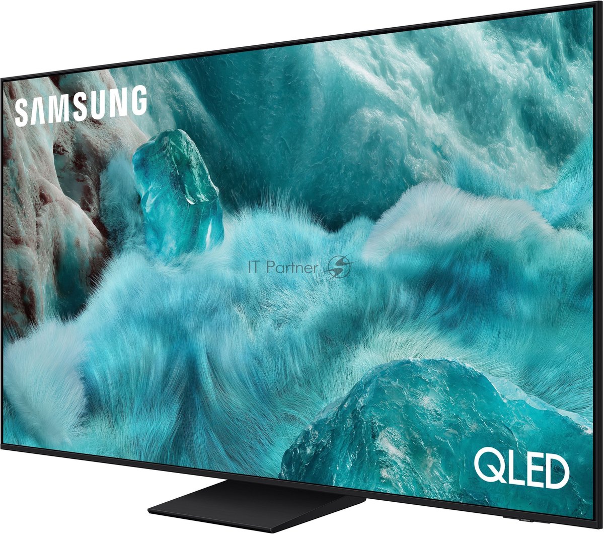 Телевизор Samsung 55" QE55Q7F5AUXRU черный QLED 4K UHD 60Hz DVB-T DVB-T2 Smart TV
