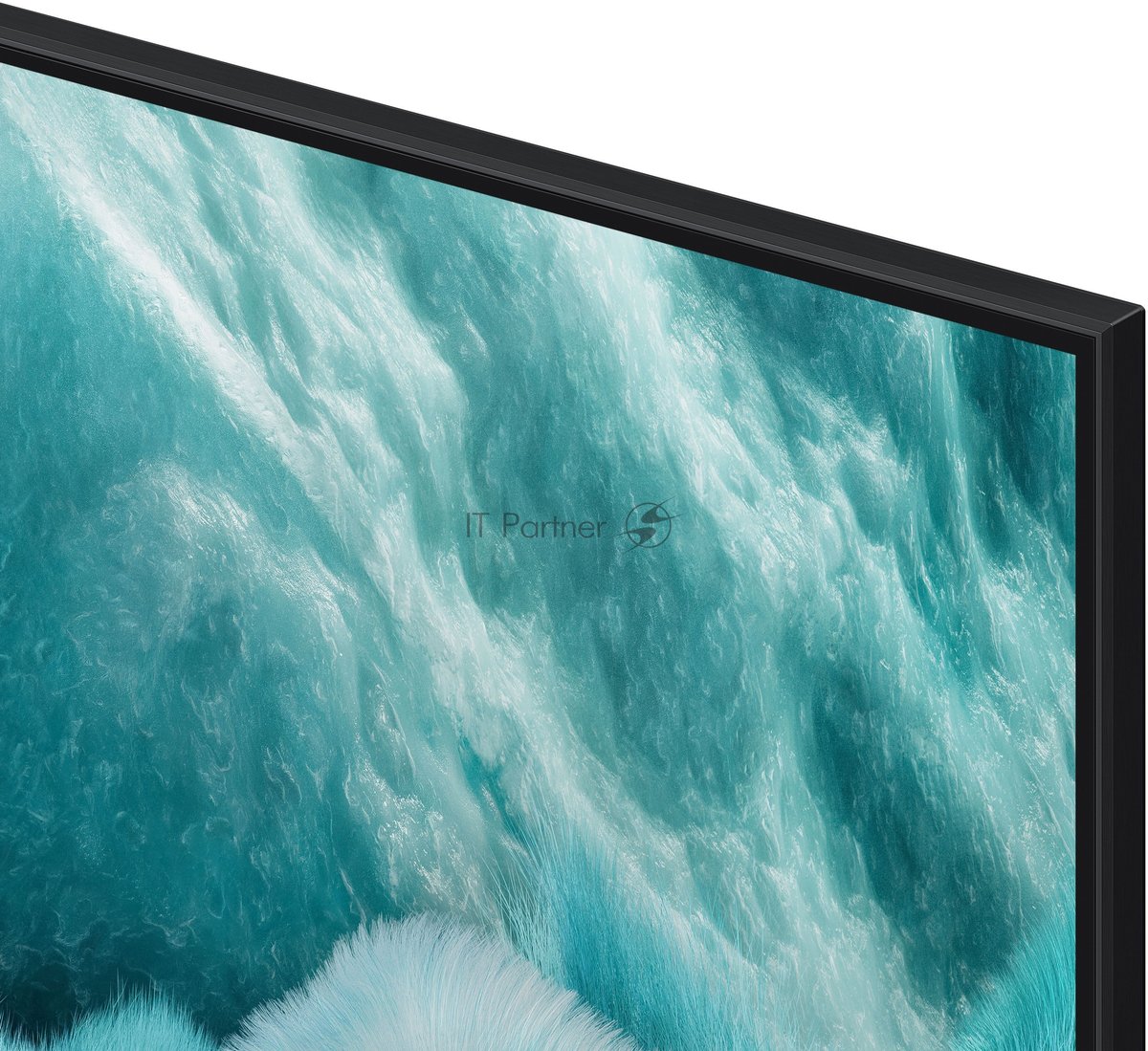 Телевизор Samsung 55" QE55Q7F5AUXRU черный QLED 4K UHD 60Hz DVB-T DVB-T2 Smart TV