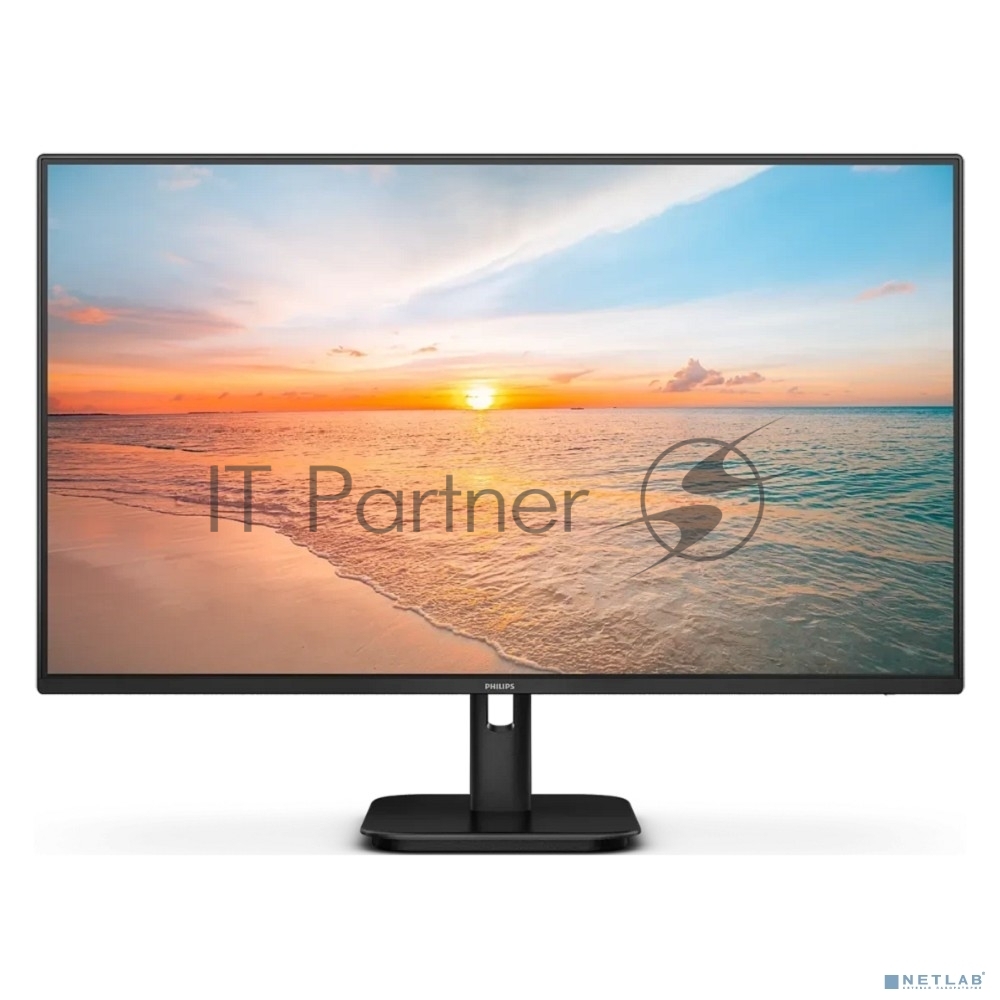Монитор 27" Philips 27E1N1100D IPS 1920x1080, 100 Гц, 4 мс, 16:9, 250 кд/м², HDMI 1.4, VGA, DVI, 3.5 мм, Adaptive-Sync, черный