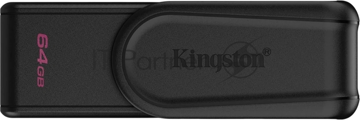 Флешка USB Kingston DataTraveler Exodia S (DTXS/64Gb), 64Gb, USB 3.2 Gen 1, R/W 150/60, черный