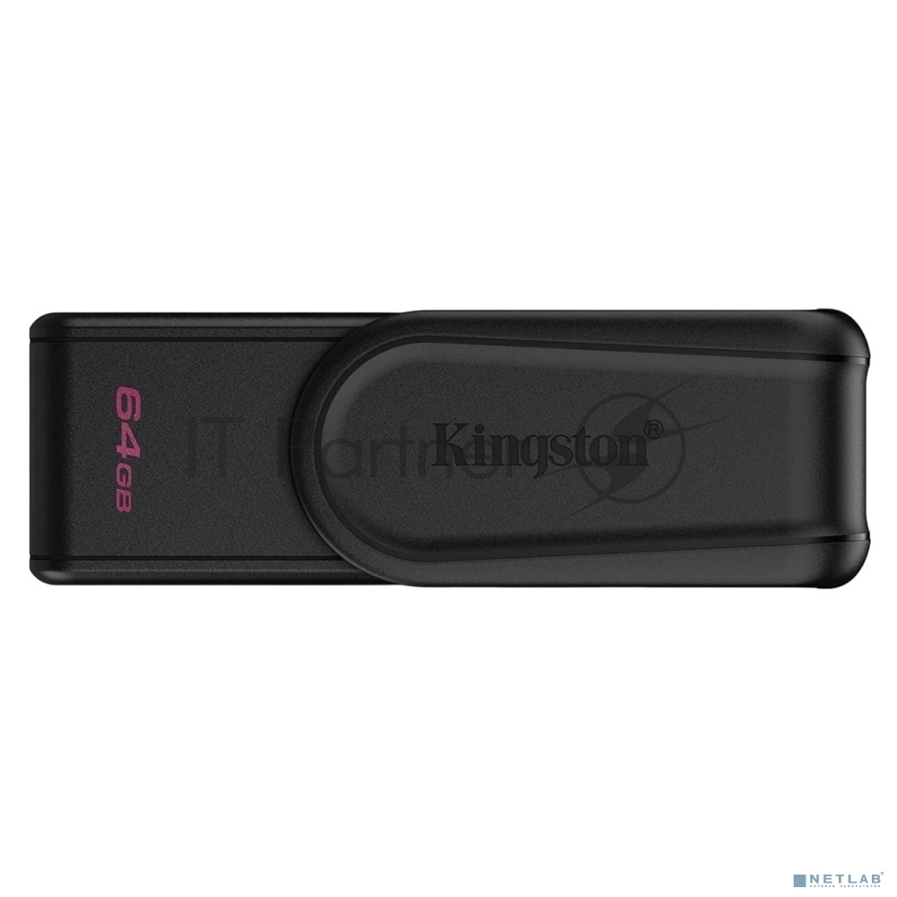 Флешка USB Kingston DataTraveler Exodia S (DTXS/64Gb), 64Gb, USB 3.2 Gen 1, R/W 150/60, черный