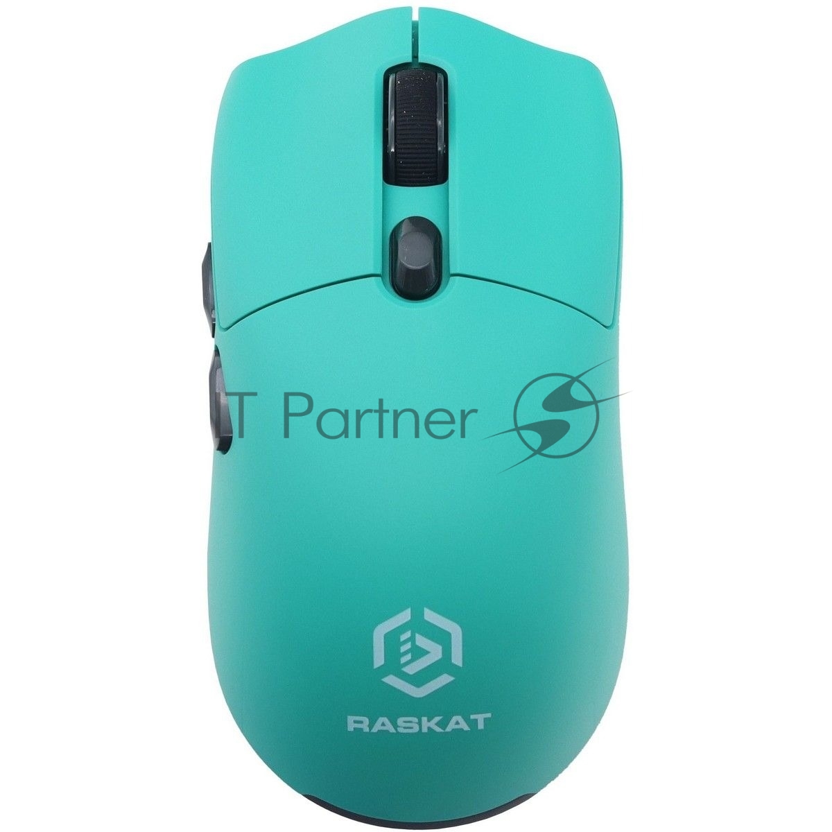 Мышь беспроводная/проводная Raskat MG006TR зеленый, 26000 dpi, радиоканал, Bluetooth, USB, кнопки - 6