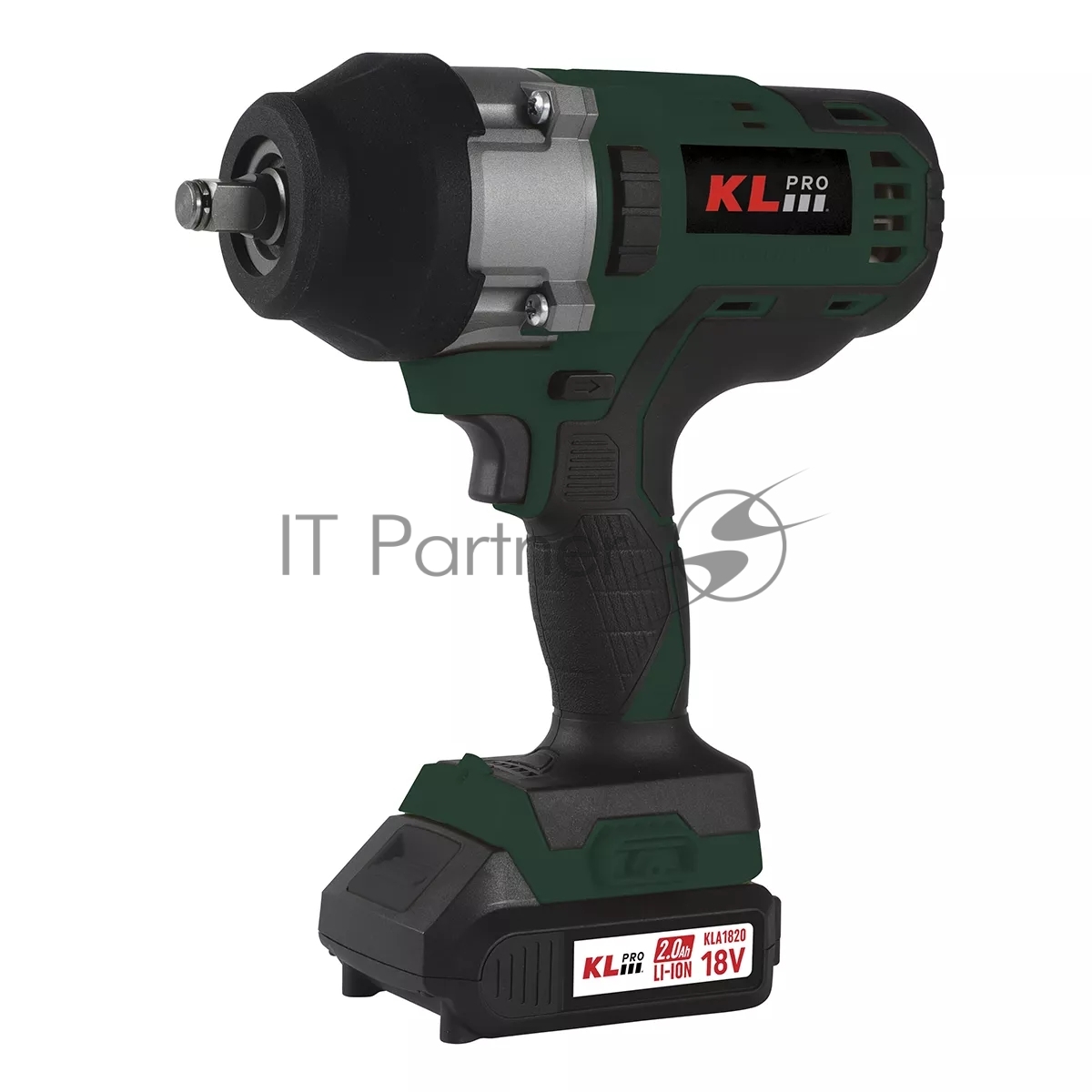 Профессиональный бесщеточный гайковерт аккумуляторный KLPRO KLSS18BHX-20 (18В, Li-ion-2шт, 2.0А·ч, 800Нм, 2 скорости, подсветка,З/У,в кейсе)