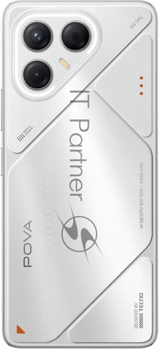Смартфон Tecno Pova 7 5G LJ7, 8/256Gb, серебристый