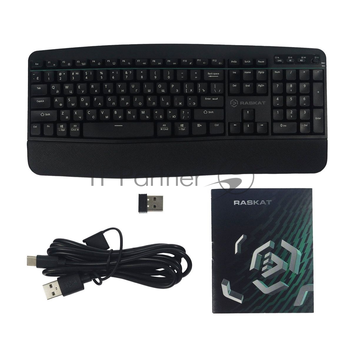 Клавиатура беспроводная Raskat K006 USB Type-A, чёрный