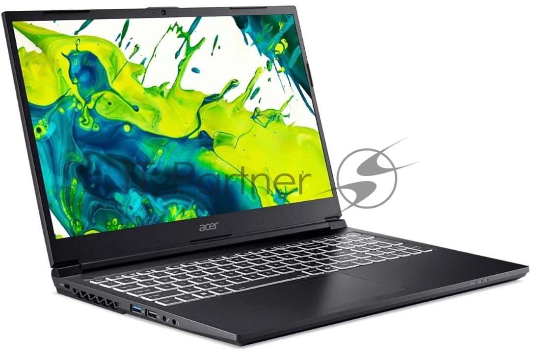 Ноутбук ACER Aspire 7 A715-59G-51DK черный 15.6"(1920x1080 (матовый) IPS)/Intel Core i5 13420H(2.1Ghz)/16384Mb/512PCISSD Gb/noDVD/Ext:nVidia GeForce RTX 3050(6144Mb)/Cam/BT/WiFi/50WHr/war 1y/2kg/Iron/NoOS