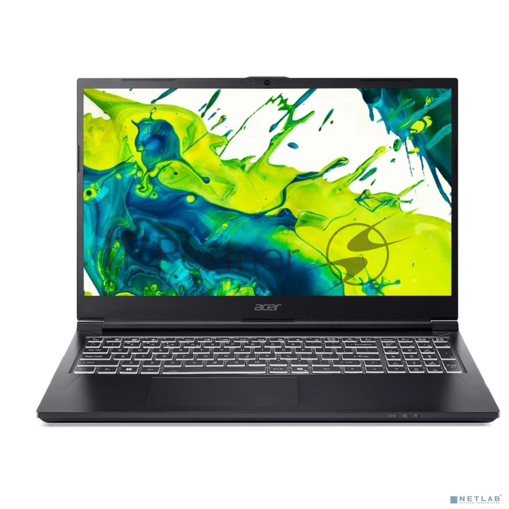 Ноутбук ACER Aspire 7 A715-59G-51DK черный 15.6"(1920x1080 (матовый) IPS)/Intel Core i5 13420H(2.1Ghz)/16384Mb/512PCISSD Gb/noDVD/Ext:nVidia GeForce RTX 3050(6144Mb)/Cam/BT/WiFi/50WHr/war 1y/2kg/Iron/NoOS