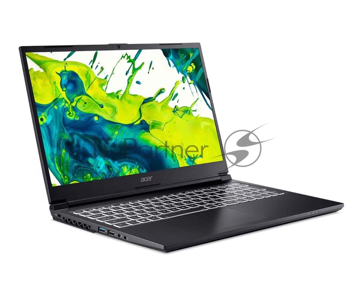 Ноутбук ACER Aspire 7 A715-59G-51DK черный 15.6"(1920x1080 (матовый) IPS)/Intel Core i5 13420H(2.1Ghz)/16384Mb/512PCISSD Gb/noDVD/Ext:nVidia GeForce RTX 3050(6144Mb)/Cam/BT/WiFi/50WHr/war 1y/2kg/Iron/NoOS
