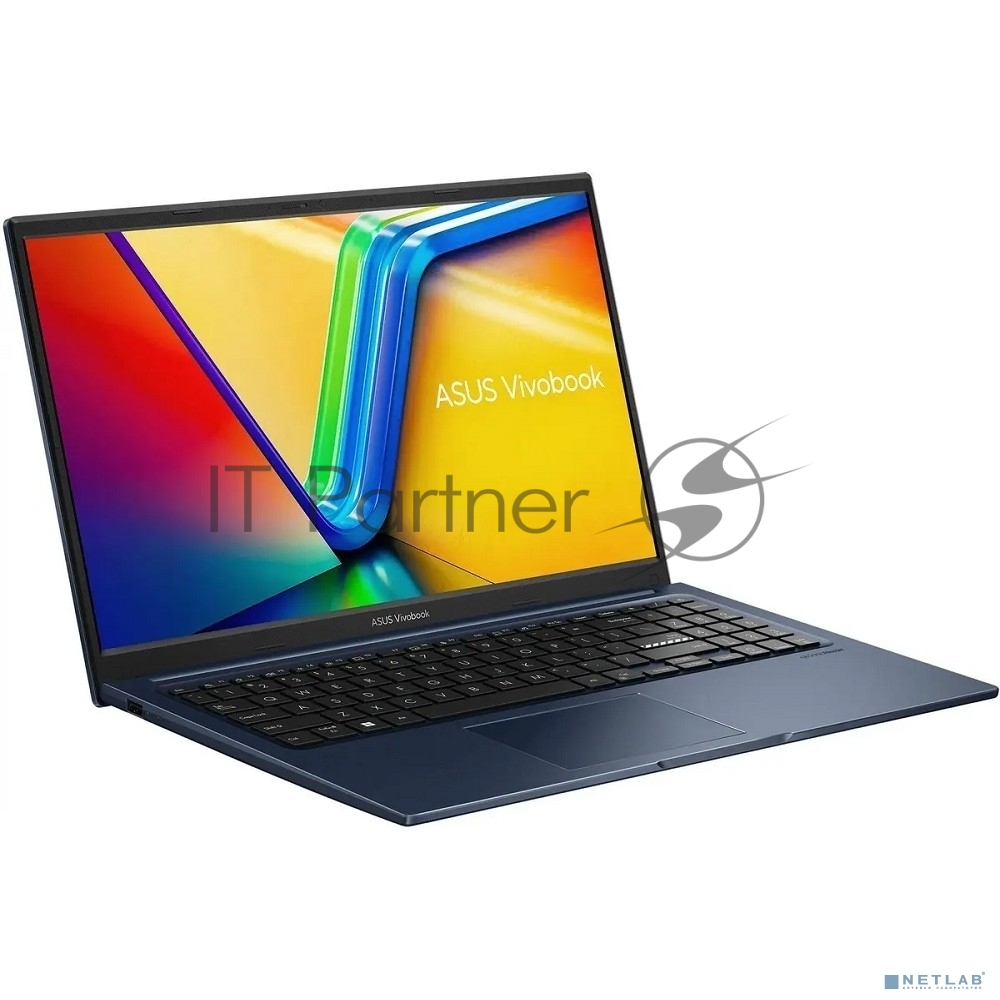 Ноутбук Asus Vivobook 15 X1504VA-BQ2970 Core i3 1315U 16Gb SSD 512Gb Intel UHD Graphics 15.6" IPS FHD (1920x1080) без ОС blue WiFi BT Cam (90NB10J1-M03CF0)