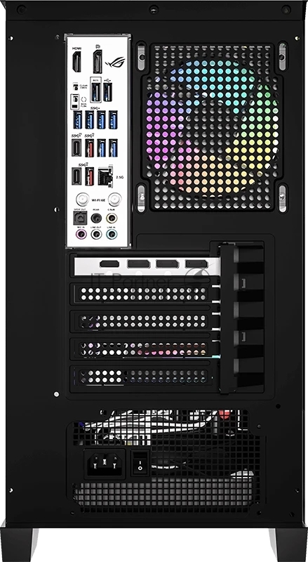 Компьютерный корпус AeroCool/Formula Crystal Z1M Plus FR черный без БП mATX 5x120мм 2xUSB 3.0 1xUSB3.1 audio bott PSU